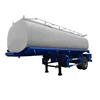 one axle fuel tank trailer 15000liters/4 tires gasoline oil tank trailer