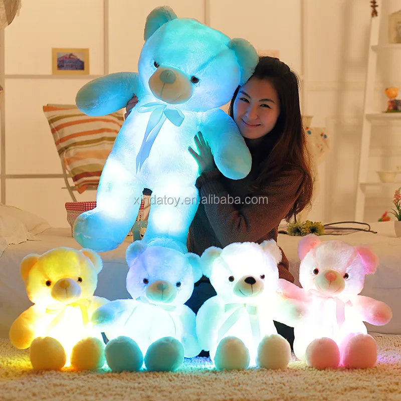 colour changing teddy bear