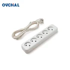 OUCHI Buy Now 5 Way Power Outlet Strip Extension Cables Multiple Socket