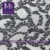 Fashion shown design for black sequin net embroidery fabric, sequin tulle fabric/ mesh fabric with sequins