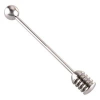 Wholesale eco-friendly straight handle stainless steel honey dipper stick mini bee honey spoon
Wholesale eco-friendly straight handle stainless steel honey dipper stick mini bee honey spoon
