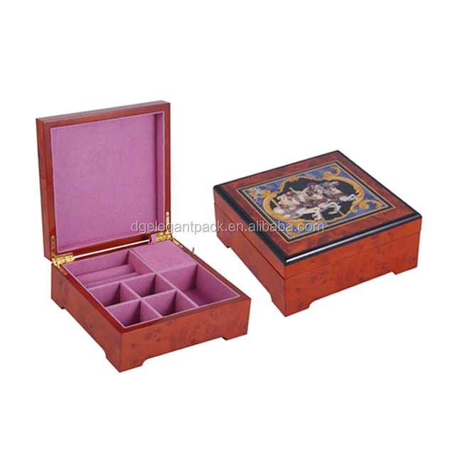 customized cheaphandcrank diy wooden music box