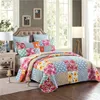 Factory hospital king queen size fitted home goods patchwork cotton quilted bedspread