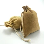 Jute Gift Bags Drawstring Pouch Home Decor Sack Food Storage Wedding Favor Storage Bags