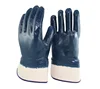 Bule large sized nitrile gloves industrial safety equipment with low price