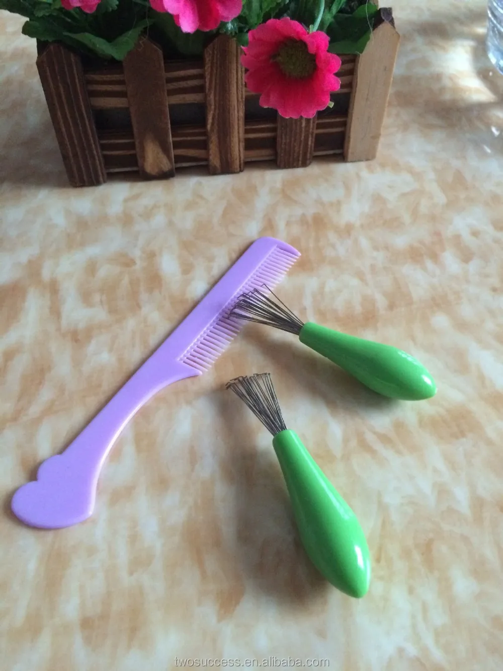 Super Durable Plastic Comb Cleaner Remover Hair Brush With Hair Clean Tool