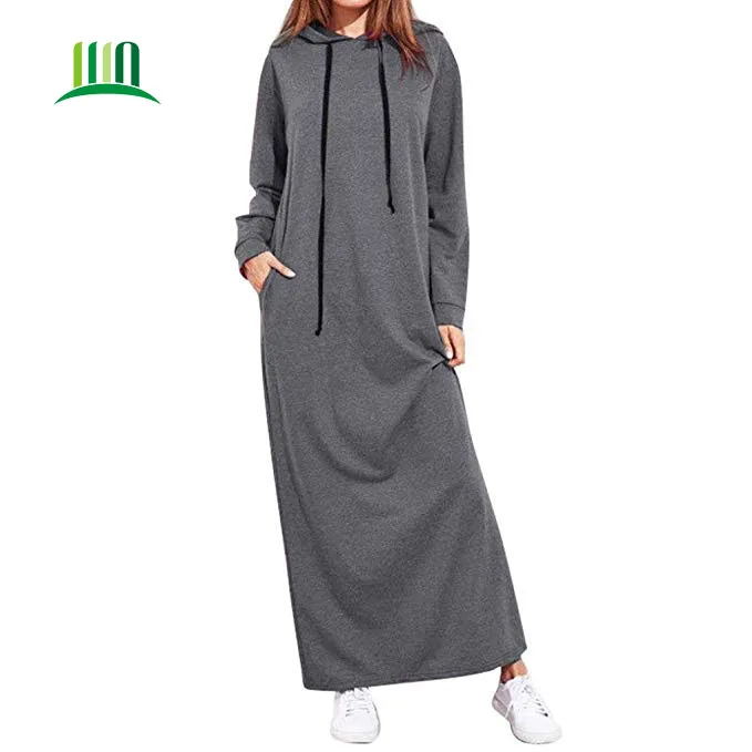Maxi Dress Long Sleeve Hooded Ladies Casual Hoodies Long Dresses, Customized color
Maxi Dress Long Sleeve Hooded Ladies Casual Hoodies Long Dresses, Customized color