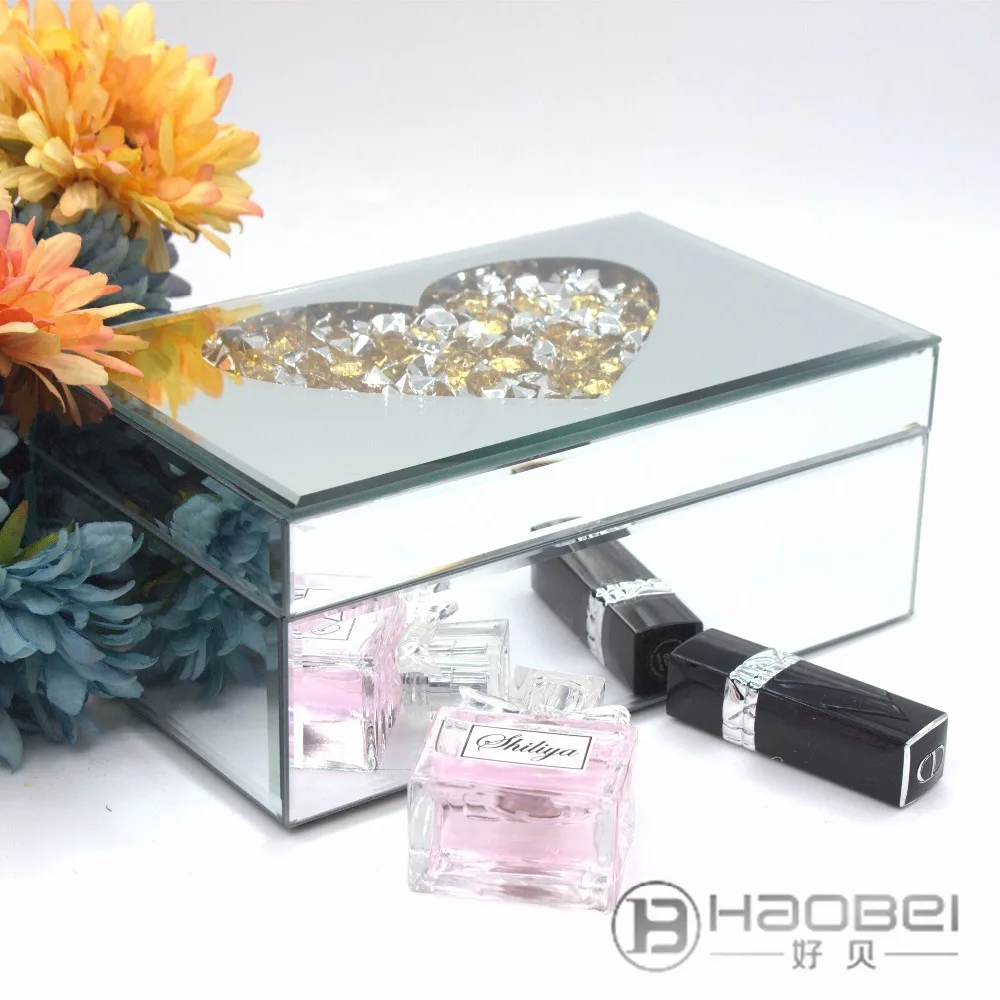 festive gift home decoration clear acrylic jewelry boxes