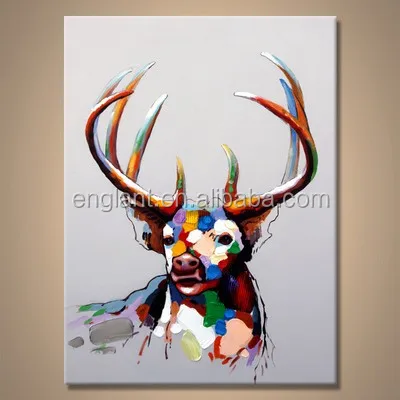 Canvas elk face painting supplies wholesale