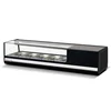 1200mm sushi showcase 45L sushi displays cold food bars counter right angle sushi cake chiler