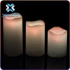 halloween wholesale white candle ivory color battery operated flameless cemetery white led taper candle Quality Choice