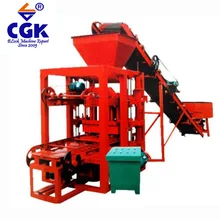QTJ4-26 block with sand bricks machinery automatic cement brick making machine price in india