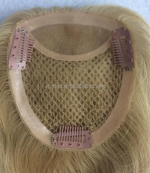 Alibaba express wholesale price mono lace base and fish net Brazilian human hair piece for women, light color
Alibaba express wholesale price mono lace base and fish net Brazilian human hair piece for women, light color