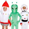 Space Kids Costumes Fancy Dress Galaxy Sci Fi Fantasy Book Day Week Boys Girls Costume New SA973