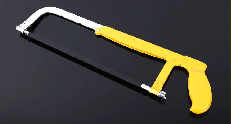 color painted Adjustable Hacksaw Frame with Blade