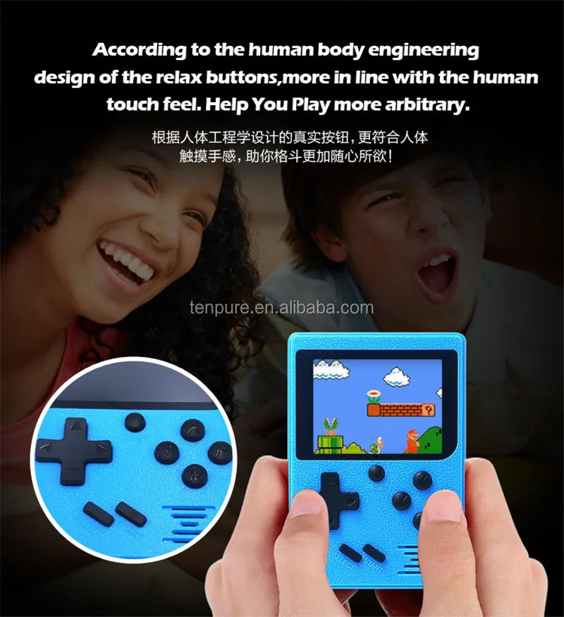 Mini Retro Game Console built in 129 Handheld Player Classic Portable Gaming Console Video Game Console