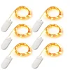 LED Light String Copper Wire Lamp CR2032 Button Battery Box Copper Wire Christmas Lights Outdoor Garden Decorative Lights String