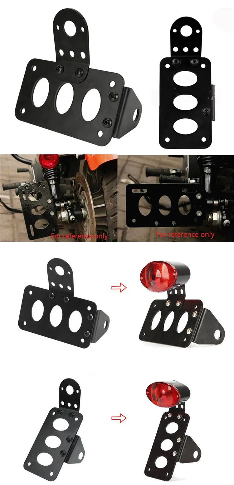 For Harley Motorcycle Accessories Side Mount Motorcycle License Plate