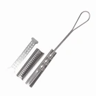 Fiber optic cable fittings drop wire tension clamps