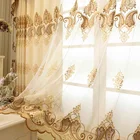 china suppliers Silk sheer voile curtains flowers artificial fabric