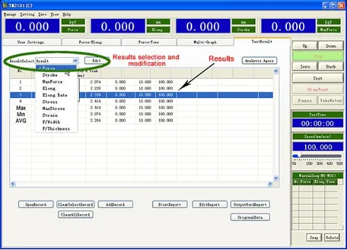 Electronic Universal Testing Machine with 2 Years Warranty 5KN Load Cell and 1/200000 Resolution for Rubber Tensile Strength and Elongation Test