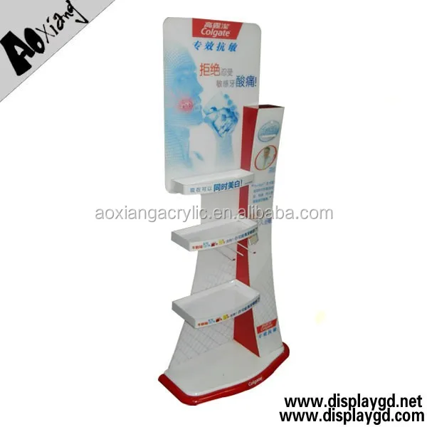 best seller tooth brush display stand for super mall
