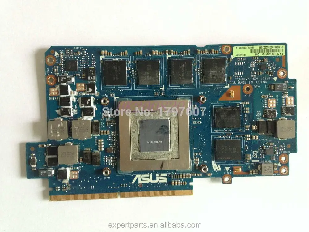60-NLEVG1001-D02 For Asus G75VX GTX 670M 3GB GDDR5 N13E-GR-A2 Video Card Fully Tested
60-NLEVG1001-D02 For Asus G75VX GTX 670M 3GB GDDR5 N13E-GR-A2 Video Card Fully Tested