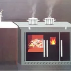 Multifunctional Wood Pellet Stove with Oven