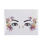 Newest Beautiful Face jewel stickers body jewelry tattoo sticker