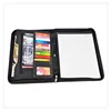 Custom zipper around a4 size leather portfolio / file folder