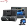 Full HD 1080P Car Dash Cam 170 Degree Wide Angle 4" LCD Dashboard Camera DVR Video Recorder Dual Lens Front+Rear HDR G-sensor