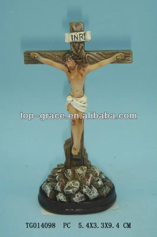 Керамические крест Иисуса фигурка ремесел для детей и ребенка