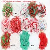 Christmas chiffon lace flowers for baby Hair Accessories