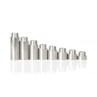 1/2 stainless steel 201 304 Extension Nipples fitting SUS male female threads round joint water plumbing nipple