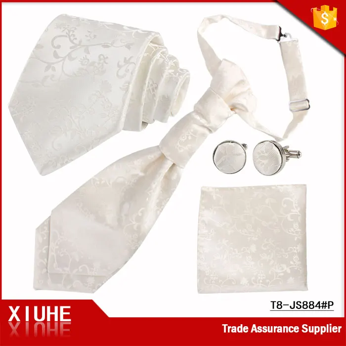 wholesale custom mens bow tie and cufflinks sets