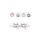Snap Button Ring Button Ring Snap Button Prong Type Snap Button