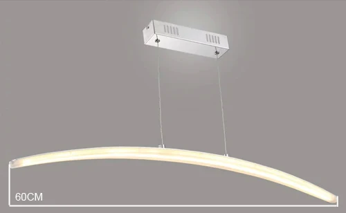 Modern led luminária de acrÃlico, arco criativo lustre em forma de ...