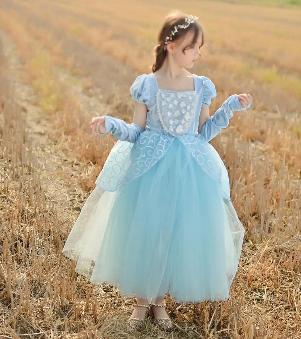 Baby long ball gowns children role-play costume princess cinderella girls dress up costumes Party Vestidos blue dress
Baby long ball gowns children role-play costume princess cinderella girls dress up costumes Party Vestidos blue dress