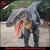 amusement life size realistic animatronic hide legs velociraptor dinosaur costumes