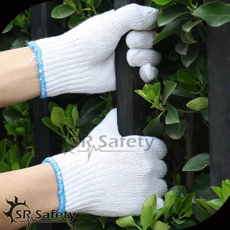 SRSAFETY best price white cotton gloves