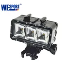 Waterproof LED Camera Light for GoPro Hero 7 6 5 4 3 Photo Accessories