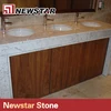 White marble vanity tops with sink cut out (Hilton and Marriott project )