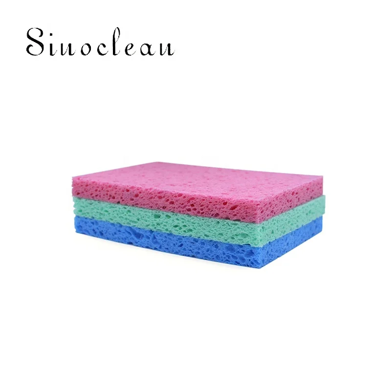 Kitchen cleaning natural sponge pure cellulose sponges 12x7.5x1.5cm 3pk, Natural, yellow, blue, pink, green, white etc
Kitchen cleaning natural sponge pure cellulose sponges 12x7.5x1.5cm 3pk, Natural, yellow, blue, pink, green, white etc