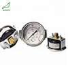 Elastic element steam boiler pressure gauge