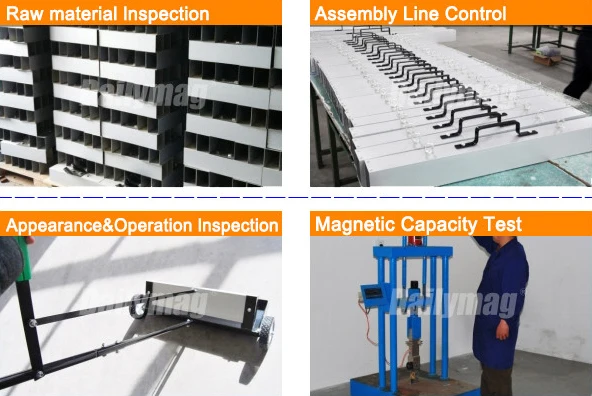 Hang Type Magnetic Sweeper Pick Up Tool Forklift Hanging Magnet Dailymag