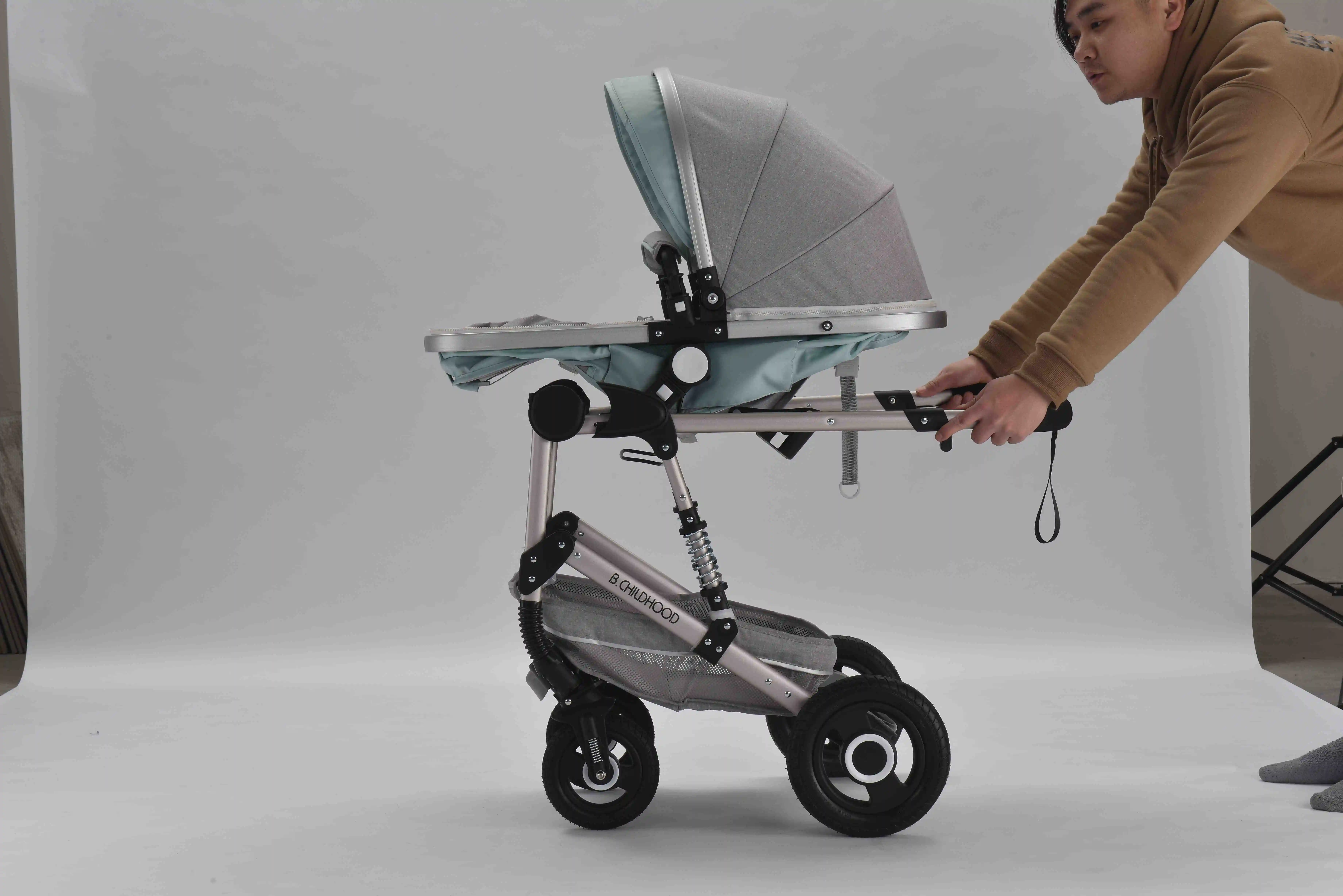 Baby stroller pram 3 in 1 Newborn infant folding baby pram