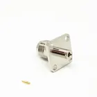 TNC Female Bulkhead Four Hole Flange Mount Panel RF Coaxial Connector