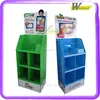children books POS Corrugated Portable Cardboard Floor Display pallet with pocket