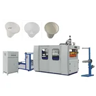 Plastic disposable glass coffee PET tea cup thermoforming making machine price , machine for making disposable cup