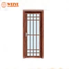 2019 new Aluminum alloy interior framed swing frosted glass anodizing finish bathroom casement door